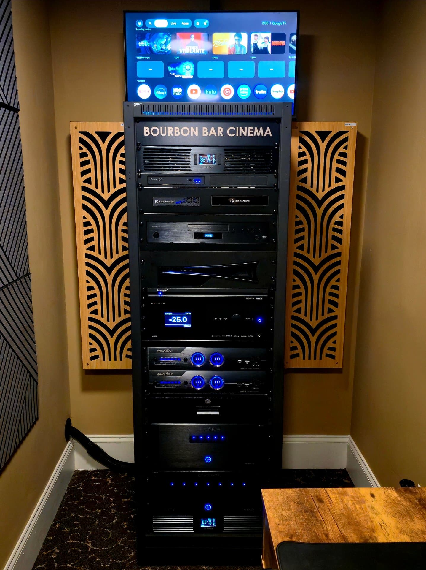 Bourbon Bar Cinema — 7.3.4 system