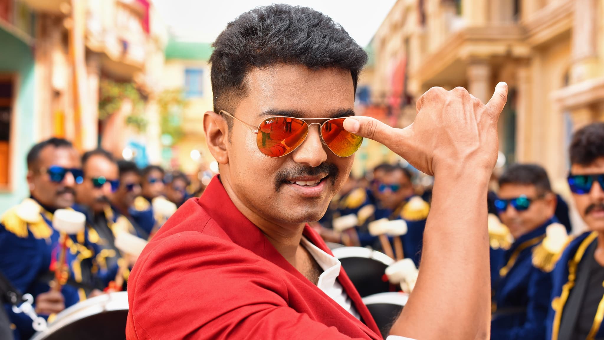 Theri backdrop